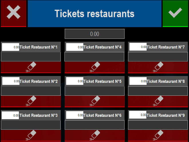 scanner ticket restaurant Zatyoo