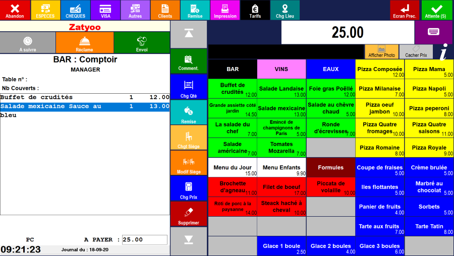 Logiciel de caisse zatyoo 11 