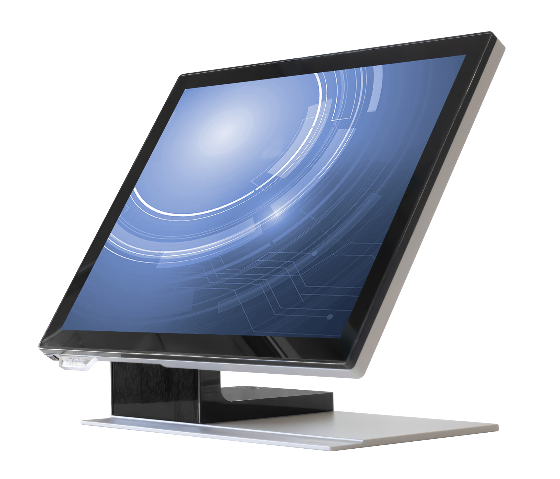 Caisse tactile Aures YUNO II — vue 3/4