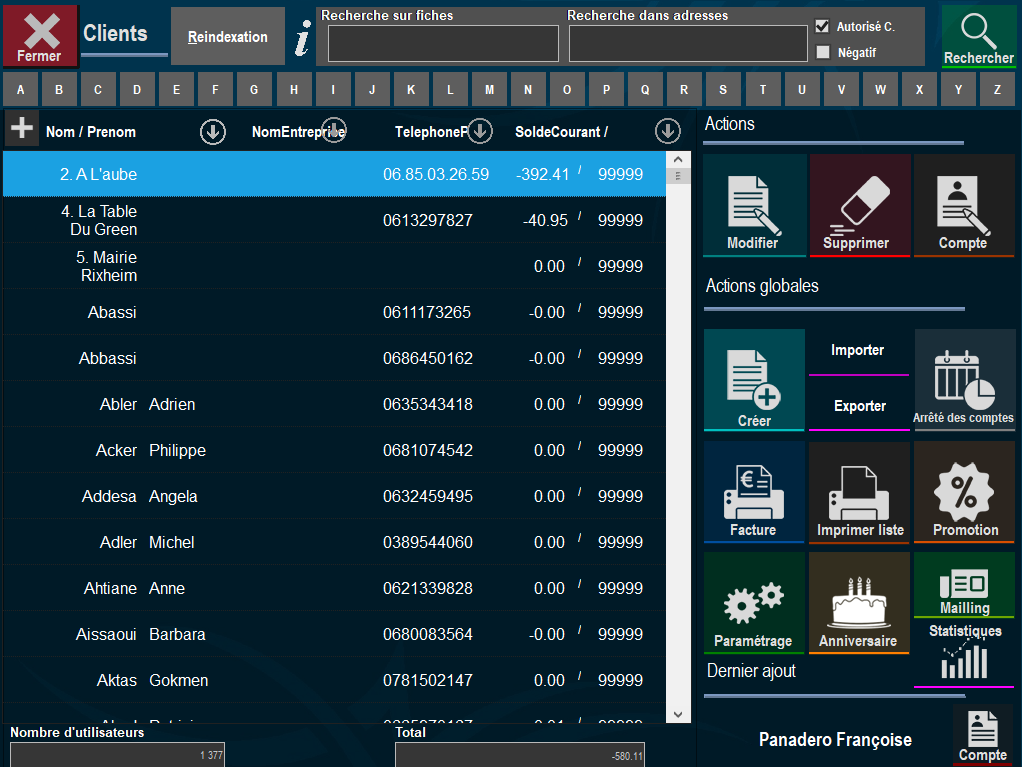 Fiches clients Zatyoo