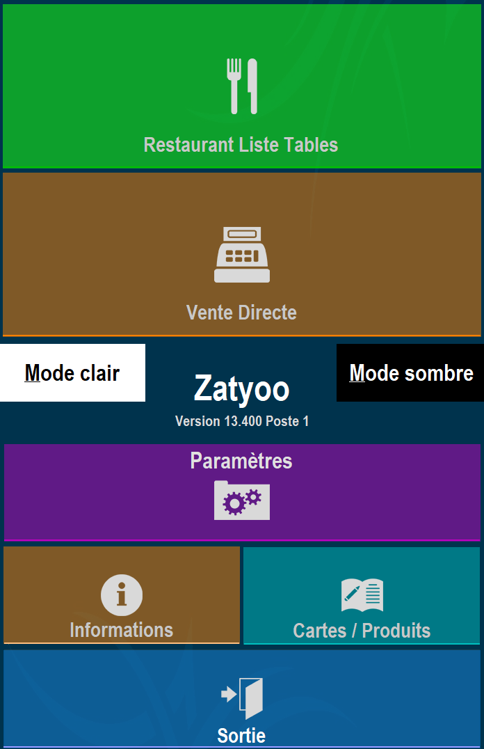 Mode PDA Zatyoo Mobilité